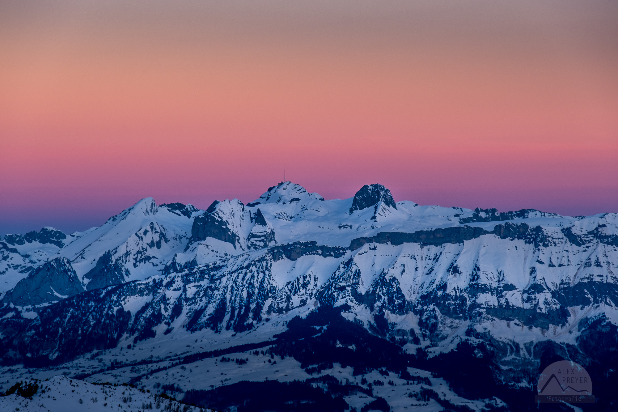 Blick auf den Säntis